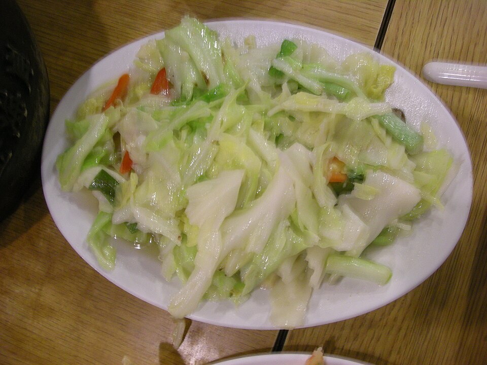 cabbage with dried shrimp