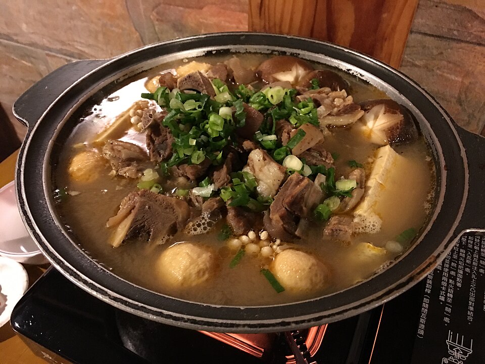 Goat and lamb soup