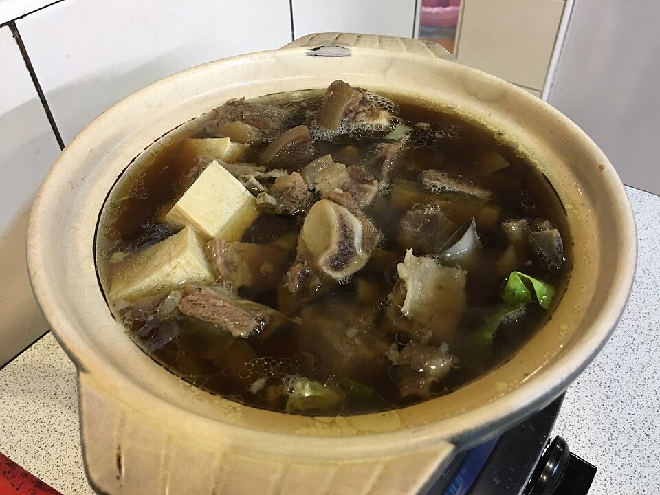 Goat and lamb soup