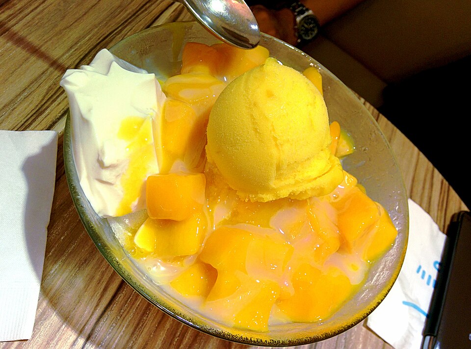 Mango shaved ice