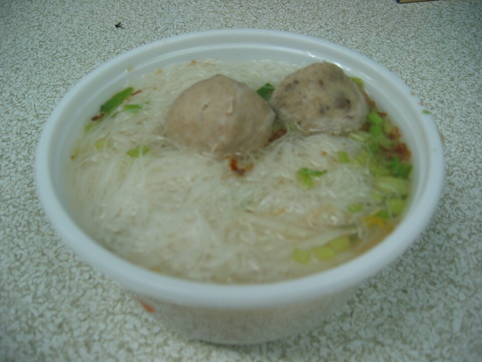 Mixed meatball soup
