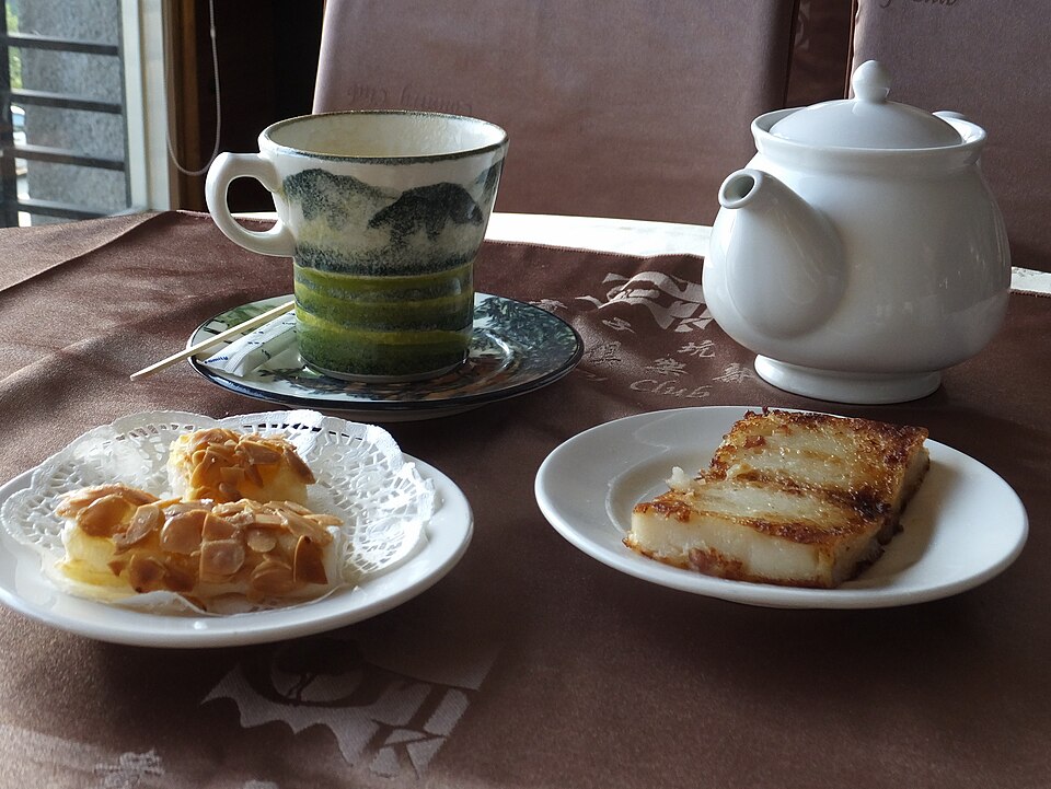 Pan-fried rice cake
