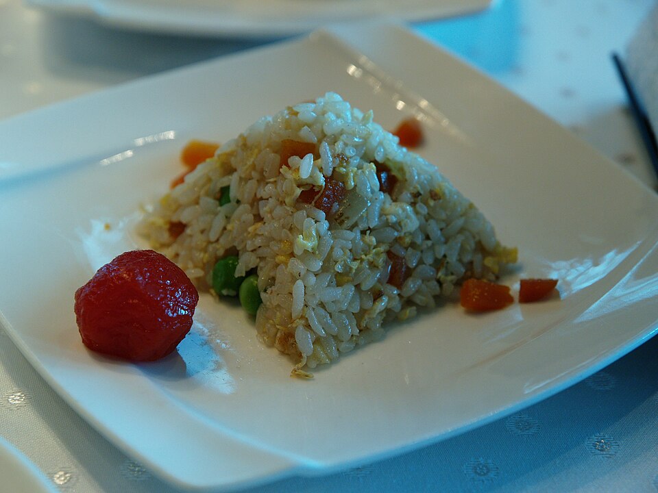 Mullet roe fried rice