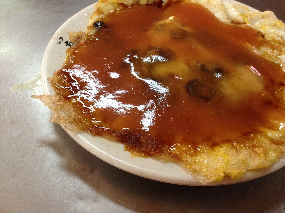 Oyster omelette