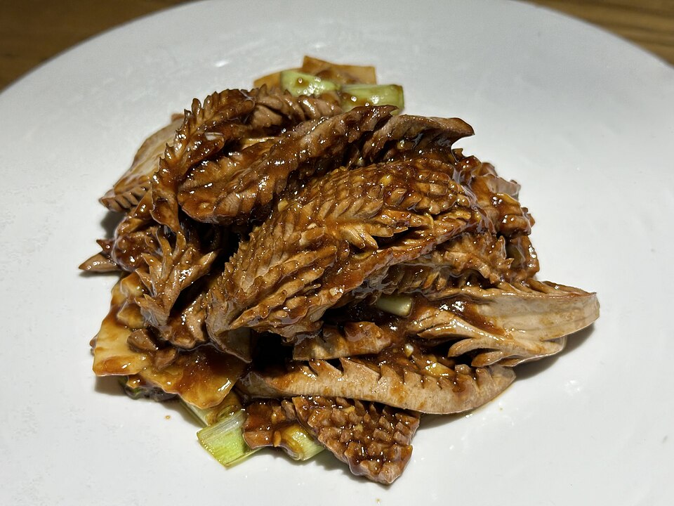 Sesame oil pork kidney