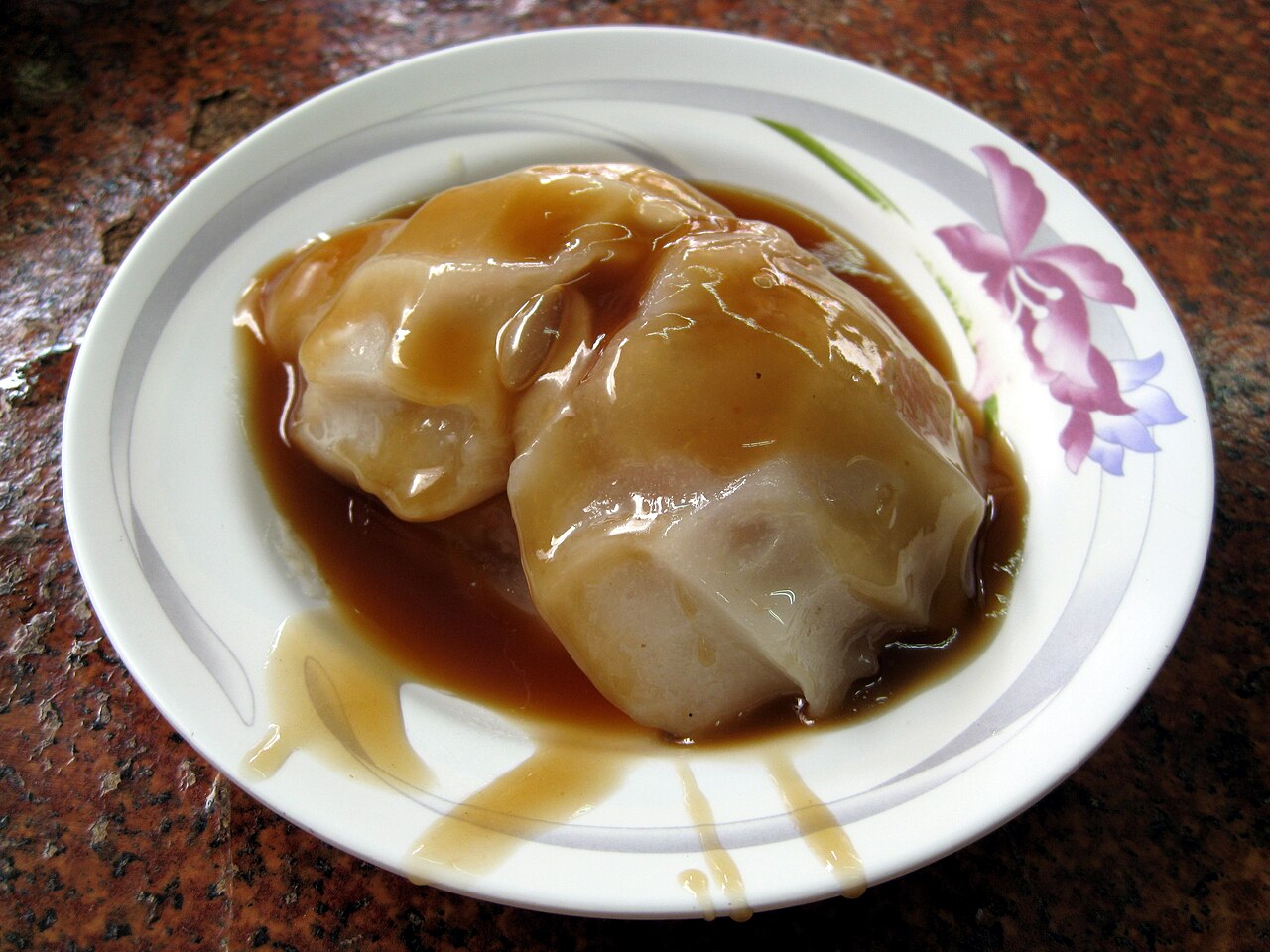 Shian Jeng Shrimp Bawan (鮮蒸蝦仁肉圓)
